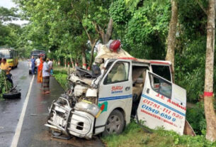 রোগী নিয়ে হাসপাতালে যাওয়ার পথে ৪ জন নিহত